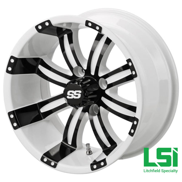 12X7 White/black Casino Wheel -12