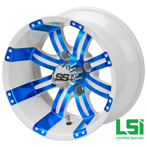 12X7 White/blue Casino Wheel -12