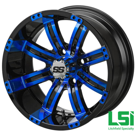 14X7 Black/blue Casino Wheel - 14