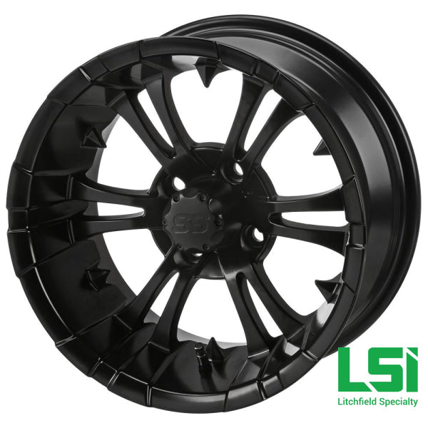 205/30-14 Lsi Elite On Warlock Matte Black Wheel Tire/wheel Assembly