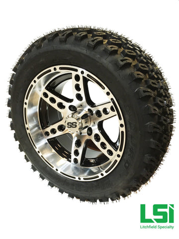23X10.00-14 Duro Desert On Chaos Machined/black Wheel Tire/wheel Assembly
