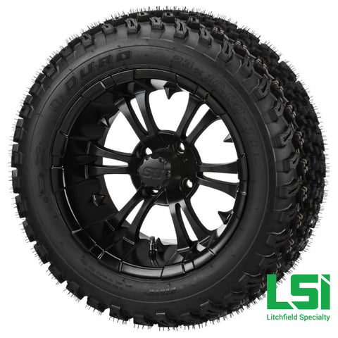 23X10.00-14 Duro Desert On Warlock Matte Black Wheel Tire/wheel Assembly