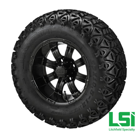 23x10.50-12 Black Trail on ’Type 9’’ Matte Black Wheel default Tire/Wheel Assembly