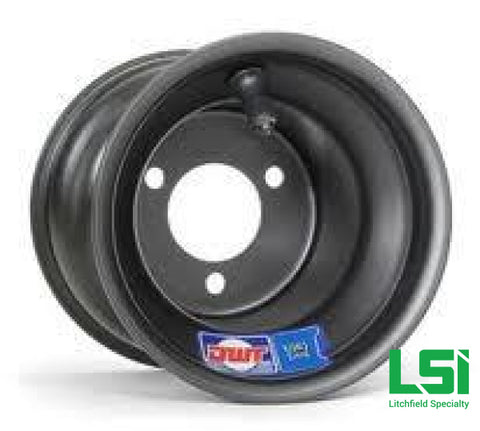5X6 (2N+4N) 3/2.5 Black Aluminum Go-Kart Wheel