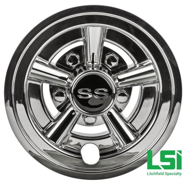 8 Chrome Ss Wheel Covers - Set Of 4