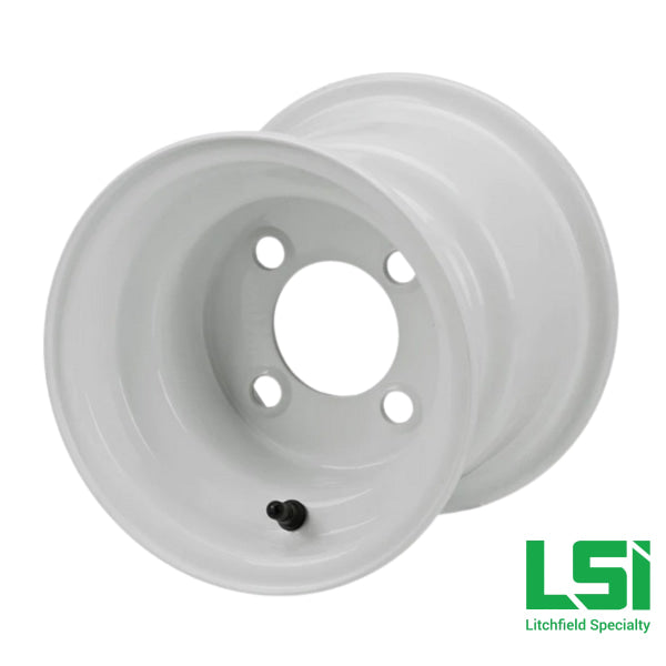 8x3.75 White Trailer Wheel Wheel