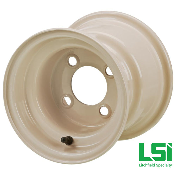 8X7 Beige Golf Cart Wheel