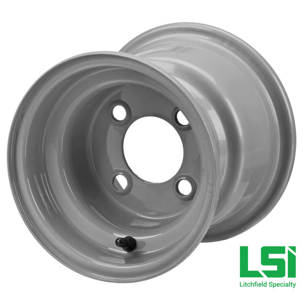 8X7 Gray Golf Cart Wheel