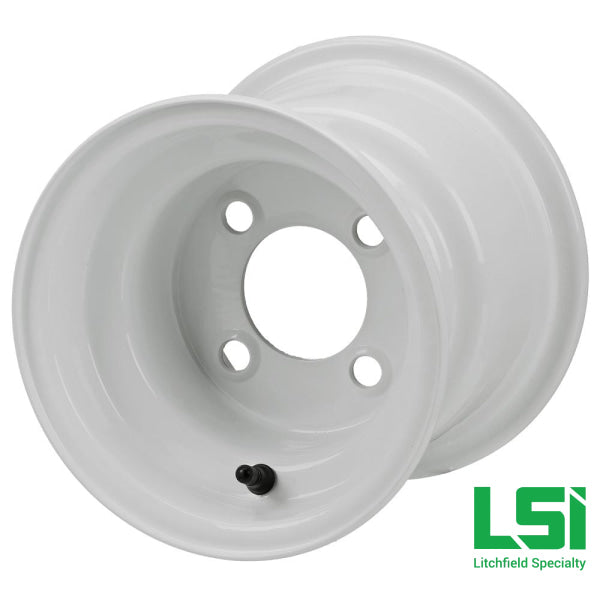 8X7 White Golf Cart/trailer Wheel