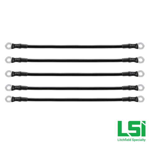 Battery Cable Set for Club Car DS 36v 1981+ by Route 66 Golf Cart Accessories Battery Cables