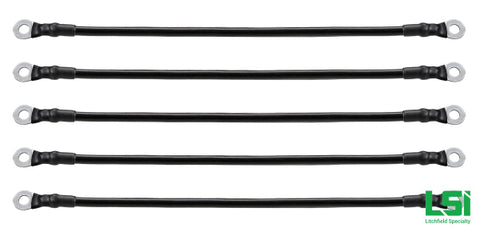 Battery Cable Set For Club Car Ds 48V 1995+ By Route 66 Golf Cart Accessories Cables
