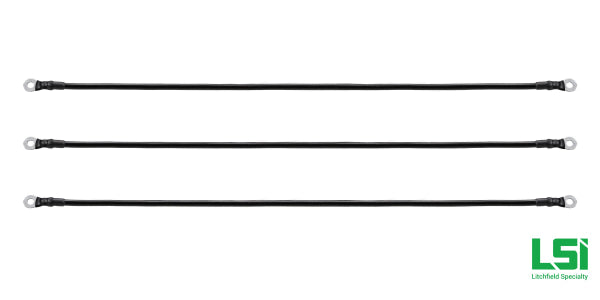 Battery Cable Set For Club Car Precedent 2004-2008 By Route 66 Golf Cart Accessories Cables