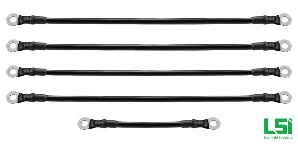 Battery Cable Set For Ezgo Txt 48V By Route 66 Golf Cart Accessories Cables