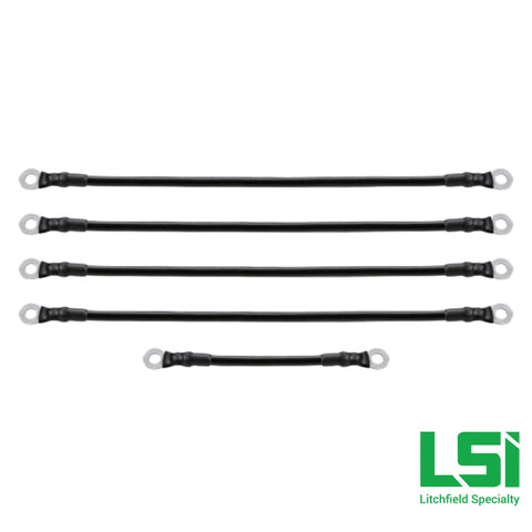 Battery Cable Set for EZGO TXT 48V by Route 66 Golf Cart Accessories Battery Cables