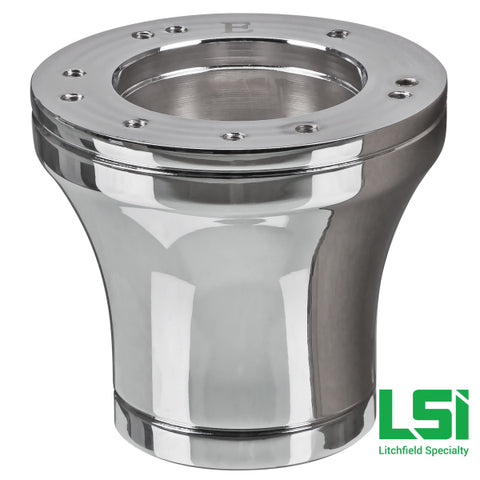 Chrome Steering Wheel Adapter By Route 66 Golf Cart Accessories Whel