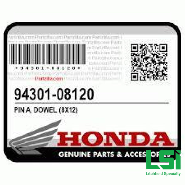 Dowel Pin (8X12) For Gx160 Thru Gx270 Engine Part