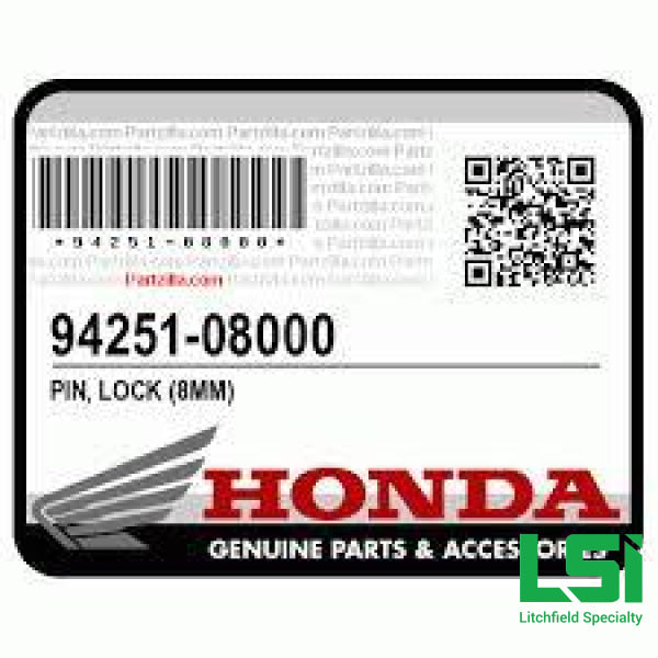 Lock Pin (8Mm) For Gx160 Thru Gx270 Engine Part