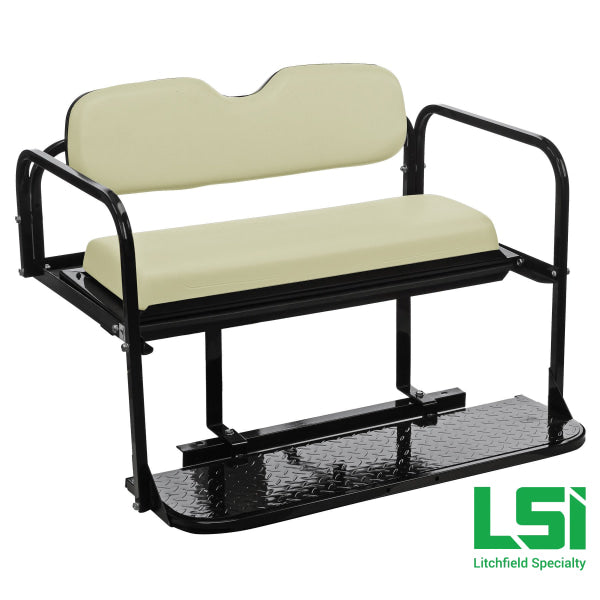 Rear Flip Seat Kit For Yamaha G22 Ivory Cushion