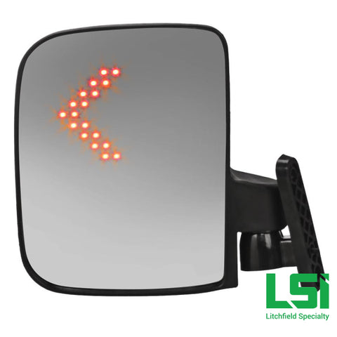 Side Mirrors W/led For Golf Cart By Route 66 Accessories