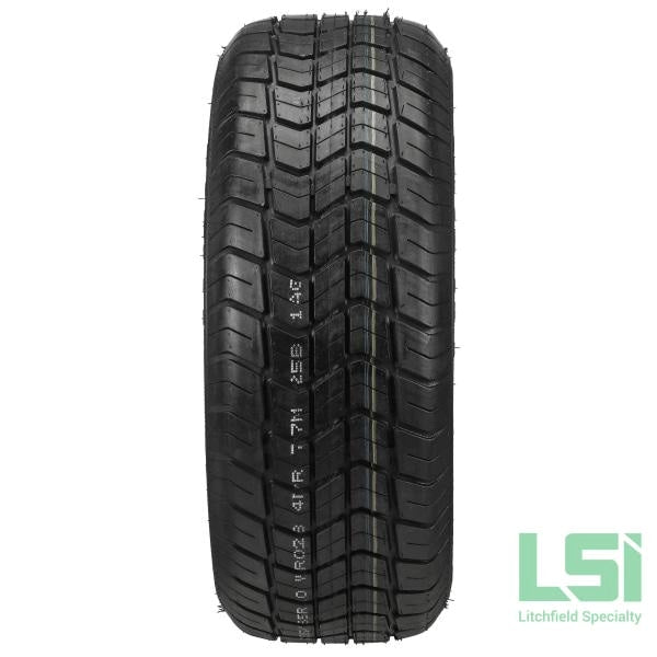 10X7 Black/machined Gunslinger Wheel On 205/65R10 Deli Radial Tire 10 Lifted Assembly