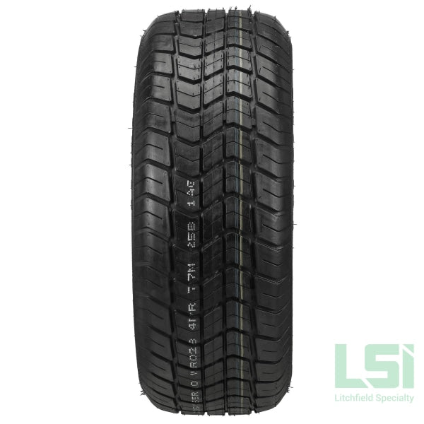 10X7 Black/machined Yukon Wheel On 205/65R10 Lsi Elite Radial Tire 10 Lifted Assembly