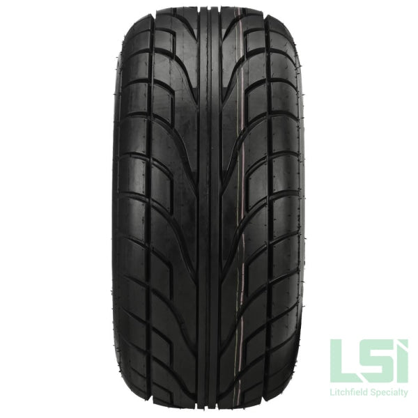 10X7 Gold/machined 14-Spoke Wheel On 22X10-10 Lsi Elite Street Tire 10 Lifted Assembly