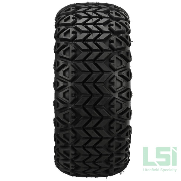 10X7 Machined/black Warlock Wheel On 22X11-10 Black Trail Tire 10 Lifted Assembly