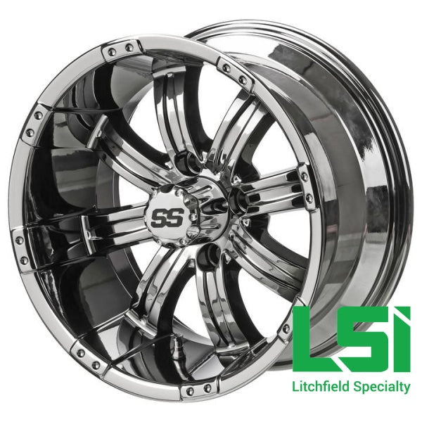 10X7 Mirror Casino Golf Cart Wheel -10