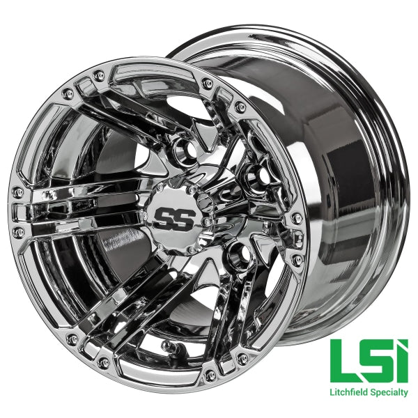 10X7 Mirror Yukon Golf Cart Wheel -10