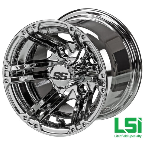 10X7 Mirror Yukon Golf Cart Wheel -10