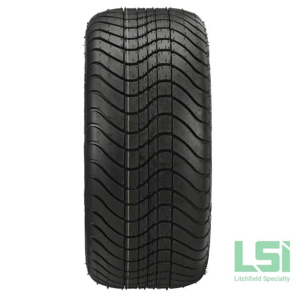 12X6 Black & Machined Yukon Wheel On 215/50-12 Lsi Elite Tire 12 Low Profile Assembly