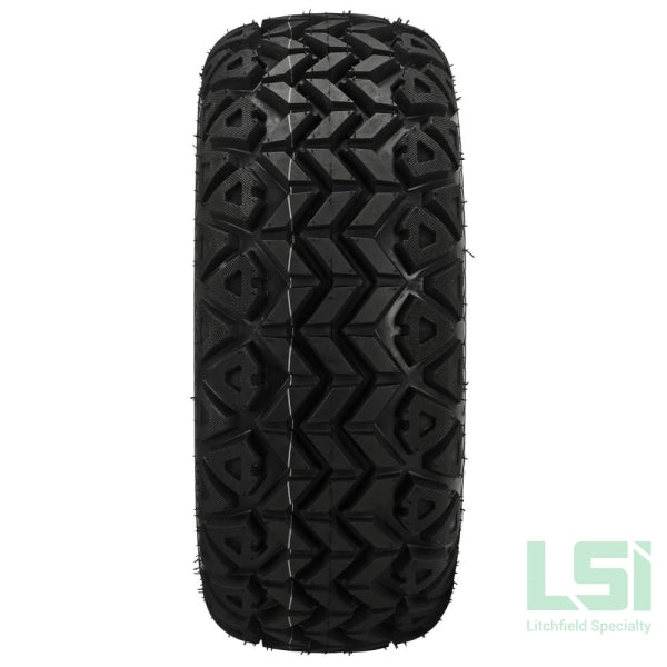 12X6 Mirror Yukon Wheel On 22X11-12 Black Trail Tire 12 Lifted Assembly