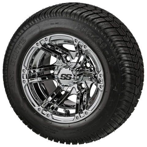 10x7 Mirror Yukon Wheel on 205/50-10 LSI Elite Tire